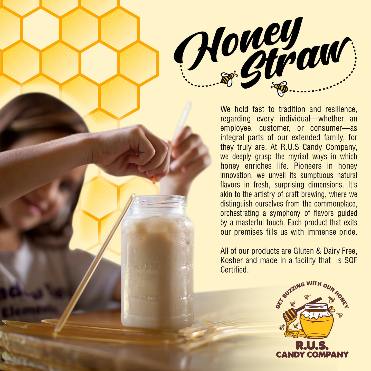 Honey Straws- 25 Pack- Chocolate Mint