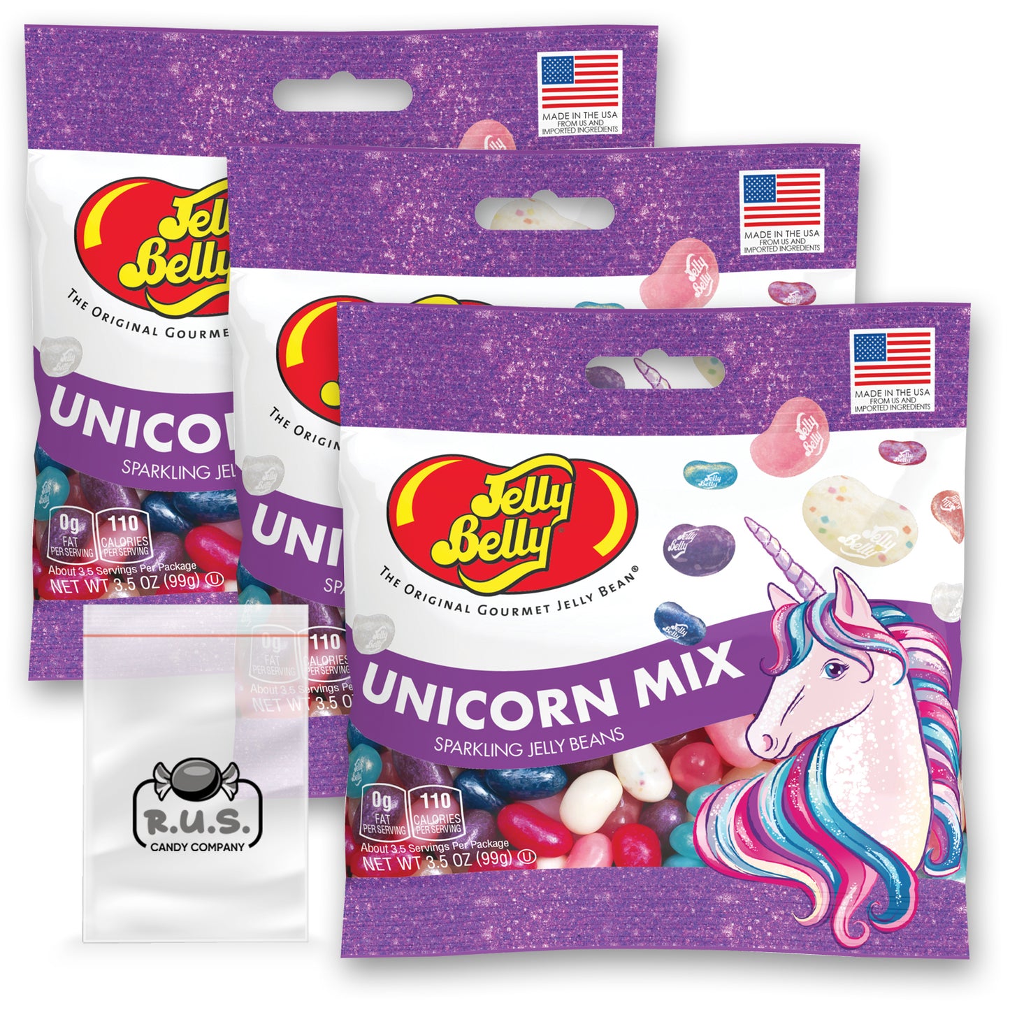 Unicorn Mix 3.5 oz Jelly Bean - 3 Pack