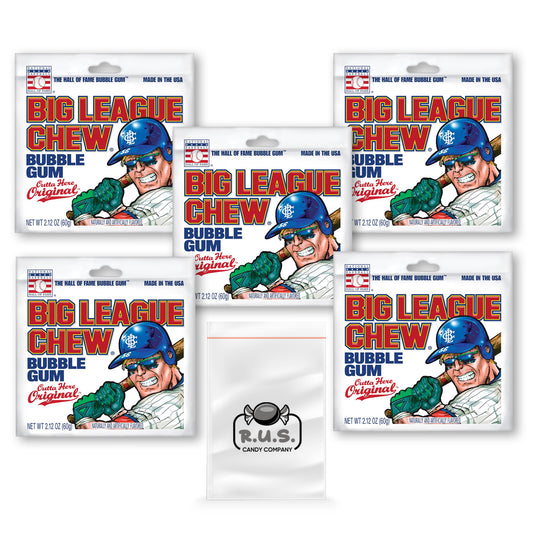 Big League Chew- Outta Here Original- 5 Pack