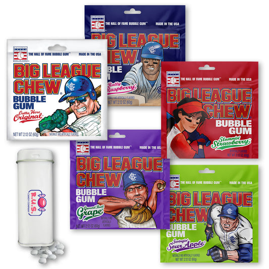 Big League Chew Variety Pack with RUS Candy Company Mint