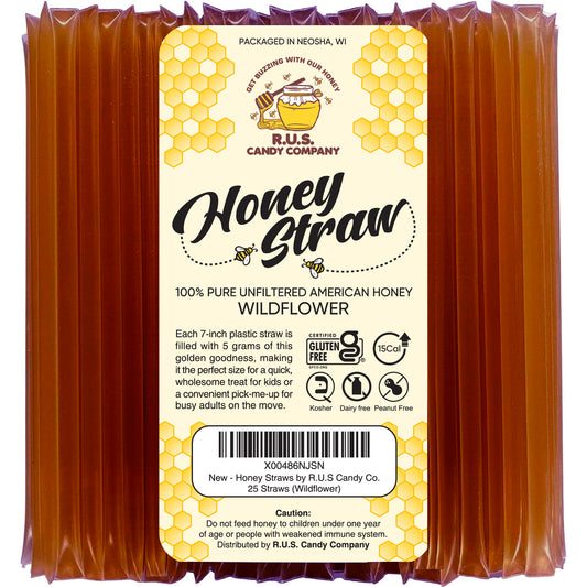 Honey Straws- 25 Pack- Wildflower